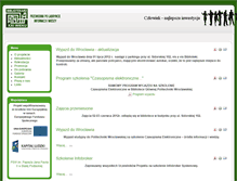 Tablet Screenshot of bibliotekarz21w.pswbp.pl